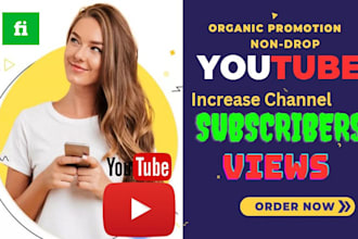 provide organic youtube channel watch, subs for monetization