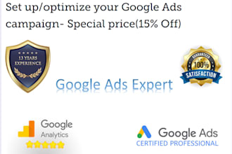 setup a super star google ads campaign and free voucher