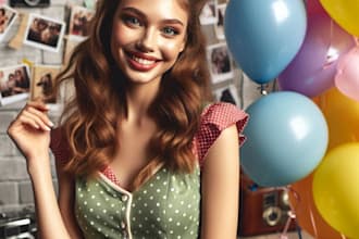 make a pin up girl and pin up girl illustration
