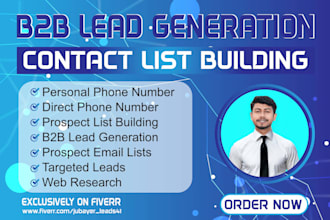 b2b lead generation any industry email list and phone number