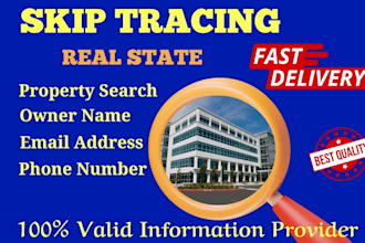 do expert skip tracing for real estate business