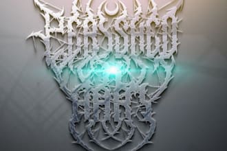 create unique metal or rock band logo design fo ryou