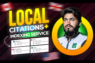 do top local citations with indexing service for any country
