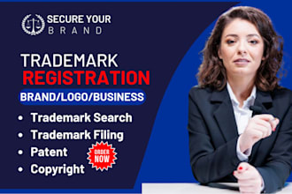 expertly do trademark registration USA, UK, eu or canada and search, renewal