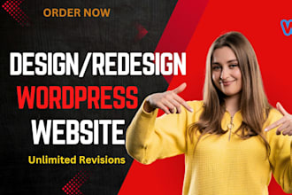 build wordpress website or redesign wordpress websites