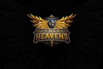 design fantasy card game logo