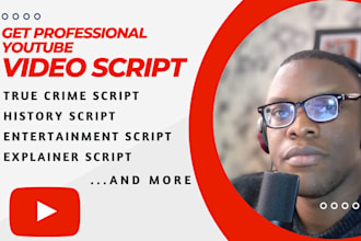research and write an engaging youtube video script