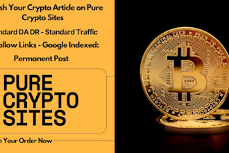 post your crypto article on pure crypto sites standard sites