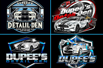make outstanding automotive, auto detailing, car wash logo
