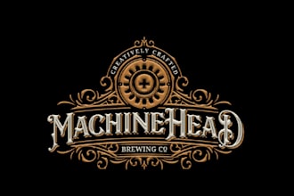design machine head brewing co logo