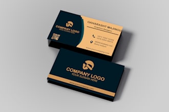 design luxury business cards with qr code top stylish, professional