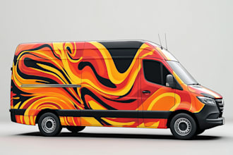 do vehicle wrap decal, for food truck, food trailer