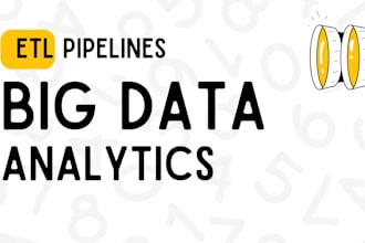 do big data analytics, data processing, and etl pipelines