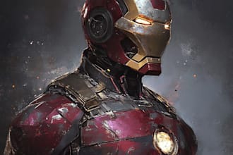 do  your portrait in a marvel character