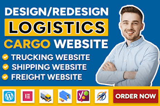 design logistics, trucking, moving, freight, cargo, dispatch, transport website