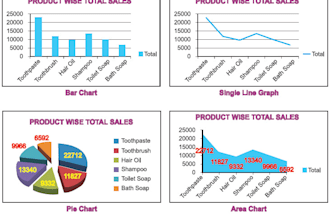 do excel data analysis and visualize data using  pivots, graphs, dash boards