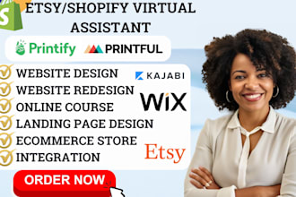 etsy print on demand etsy digital products virtual assistant wix ecommerce store