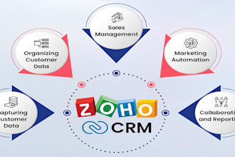 salesforce, zoho CRM customization and workflow automation
