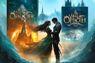 design fantasy, romance and sci fi book covers