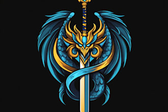 design medieval, fantasy, rpg gaming logo