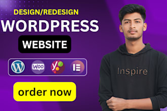 design a fully functional wordpress website for service businesses