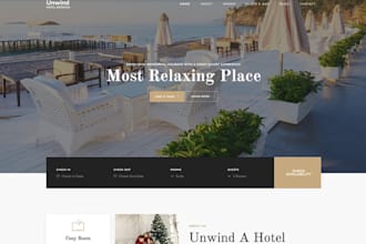 vacation rental website property management website travel agency website