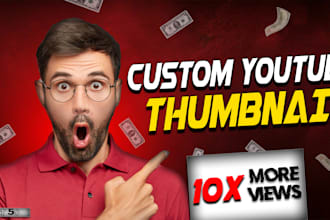 design catchy thumbnail for youtube, tiktok in a day