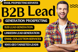 do b2b lead generation linkedin b2b business sales lead generation prospecting