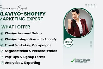 setup klaviyo to shopify integration email marketing workflows, automation setup