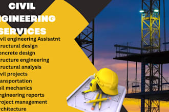 do civil engineering projects, drawings and plans