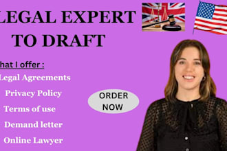 be your online lawyer, business legal consultant, legal documents, contracts