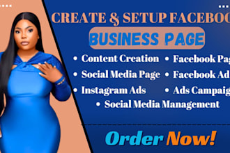 create facebook ads campaign fb page create and setup business page setup
