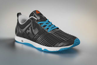 do 3d shoe modelling photorealistic rendering of shoe for gaming and metaverse
