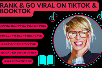 rank and viral book on tiktok booktok kdp book marketing booktok promotion