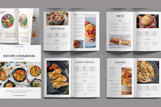 design cookbook recipe, air fryer, vegan food menu, vegetarian meal prep protein