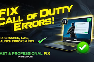 fix call of duty crashing, errors, and optimization issues