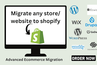 migrate your website to shopify any cms wix wordpress migration to shopify