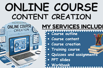 create online course creation training course course content course curriculum