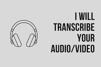transcribe your audio or video