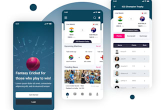 develop fantasy sport app, sport bet app, fantasy football
