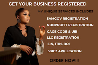 do non profit registration, 501c3, 1023, 1023ez, ein, llc registration
