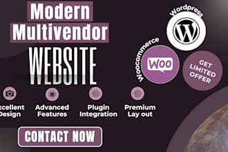 build woocommerce multi vendor figma to wordpress ecommerce website development