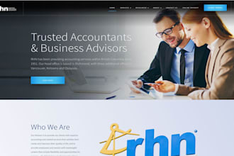 accountant website, bookkeeper website, credit repair website, insurance website