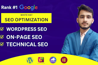 do wordpress onpage seo and technical optimization for ranking