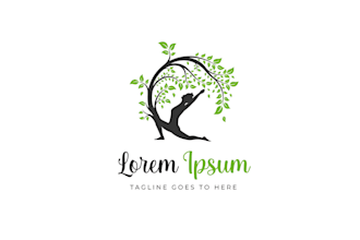 design health, wellness, medical, yoga, supplement logo or any graphics