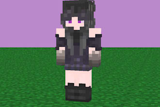 make you a custom minecraft skin in my style