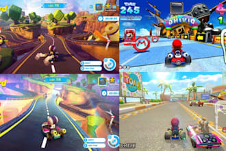 develop 2d 3d mobile video game, interactive multiplayer online web game, ai bot