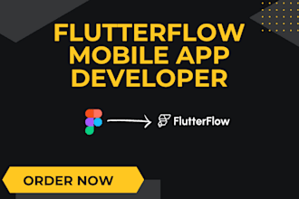 flutterflow developer for android, ios, web app, flutterflow app develolopment
