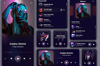 develop live streaming app music streaming app music website video streaming app