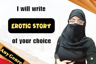 be your romance ghostwriter for nsfw fanfiction kinky and bdsm stories